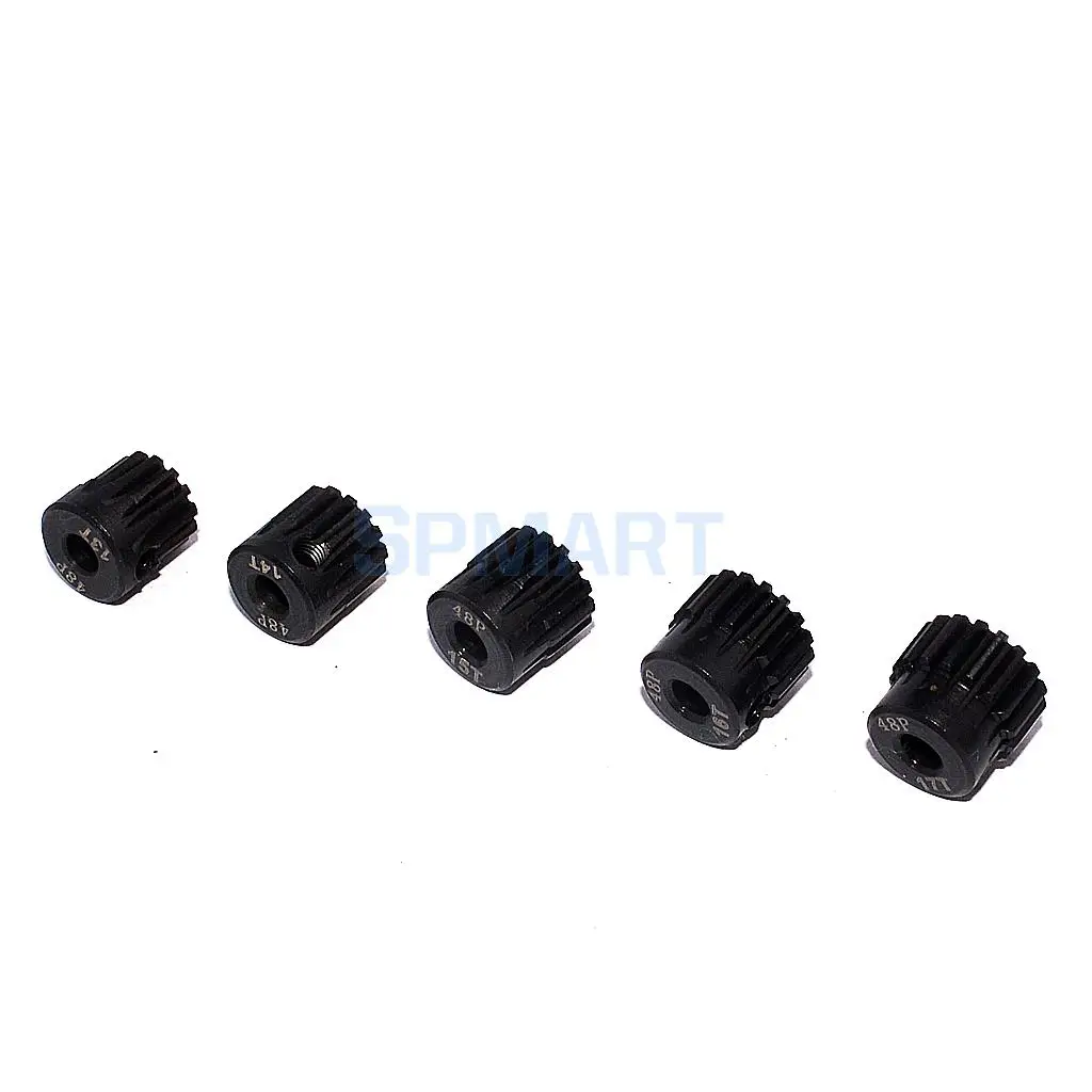 48DP 13T-17T Pinion 3.175mm Motor Gear Set for 1/10 RC Car DIY Accessories