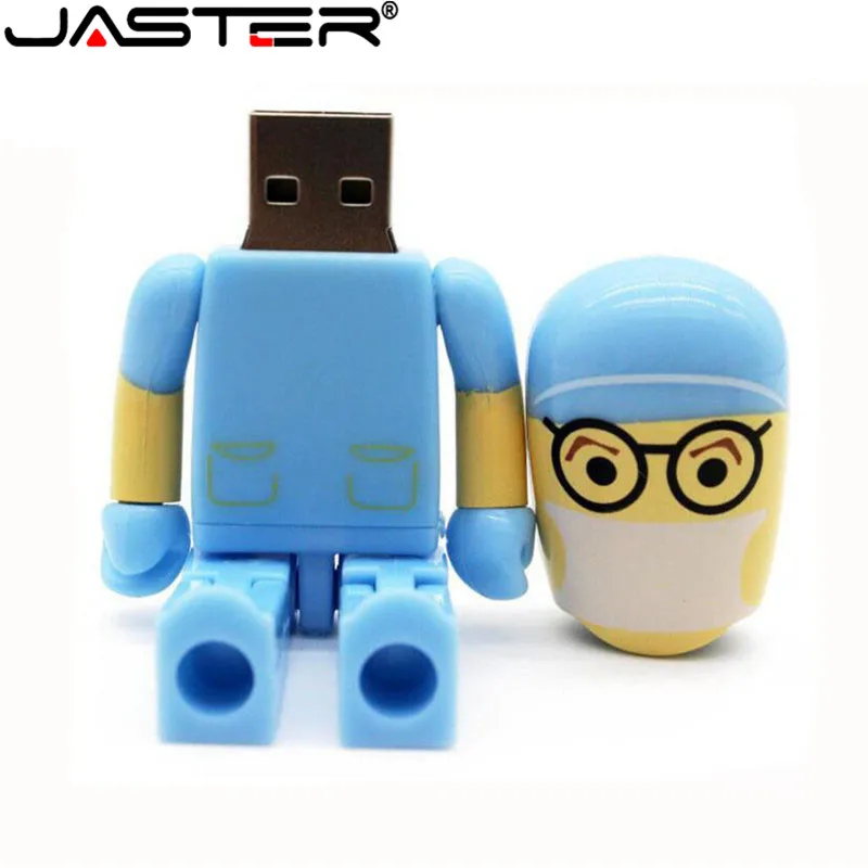 Hot sale Doctors USB stick nurses memory stick Lovely pendrive cartoon usb flash drive 8gb pen drive  4G 16G flash card