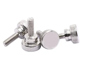 

M2 M2.5 M3 M4 M5 Stainless Steel Step Knurled Thumb Screw Hand Tighten Screw Wall Glass Lock Screws GB834