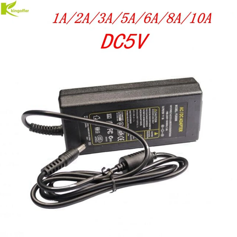 

Plastic Switching Power Supply AC110 220V TO DC 5V 1A/2A/3A/5A/6A/8A/10A Power Adapter Driver Transformer for Led Strip light