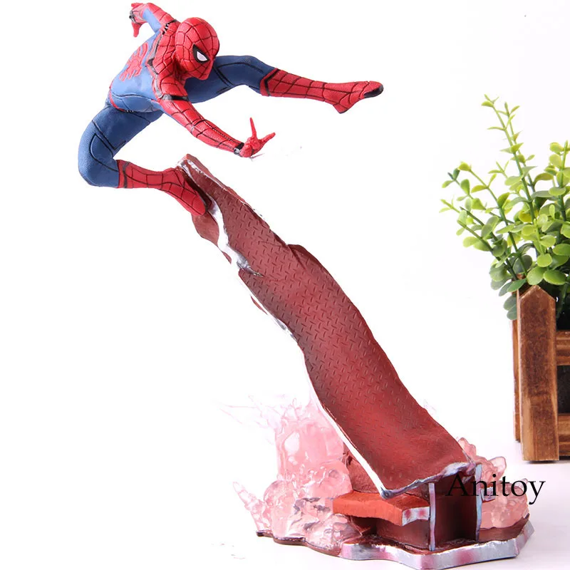 Человек-паук, домашнее поступление, комиксы Marvel, супергерои, Человек-паук, 1/10 статуя, коллекция фигурок Spriderman, фигурка, модель игрушки