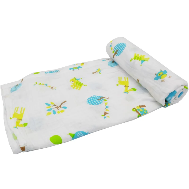 Хлопковые муслиновые пеленки для новорожденных, одеяла для малышей, разноцветные пеленки для младенцев, мягкие пеленки для сна, 1 шт - Цвет: BB20