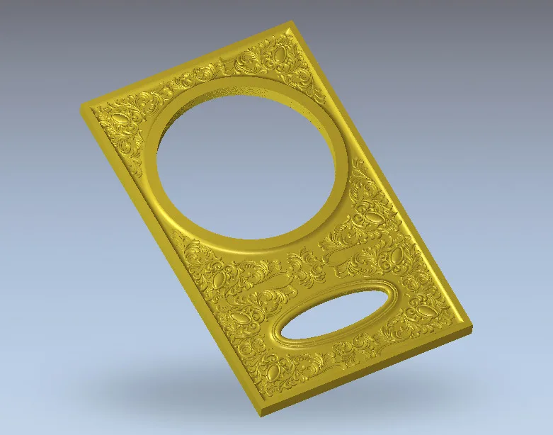 

Frame 3D model in STL format cnc carving engraving router relief Artcam Aspire F140