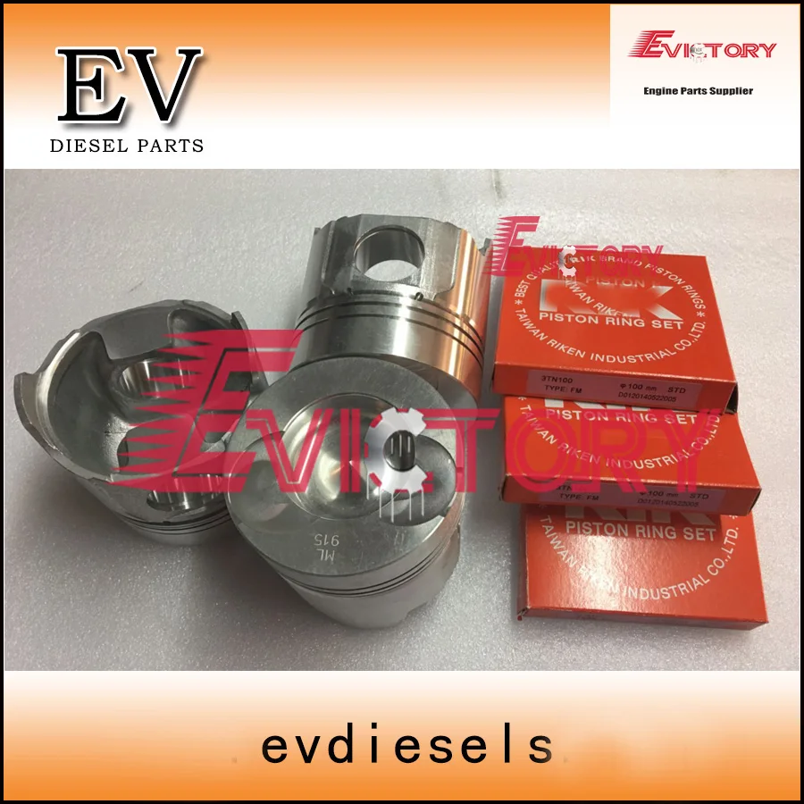 3TN100 piston and ring