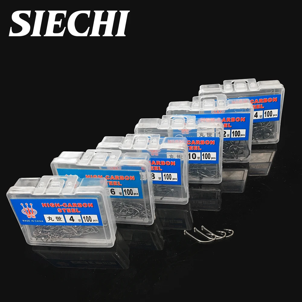 100 шт./корт. Искусственная джиг головка из высокоуглеродистой стали рыболовные