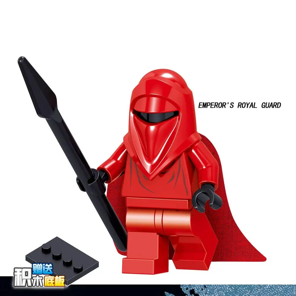 Фигурки из Звездных Войн люк Лея JAR Sith Trooper гривус Хан Solo Maz Анакин Дарт Вейдер йода строительные блоки игрушки - Цвет: Темно-серый