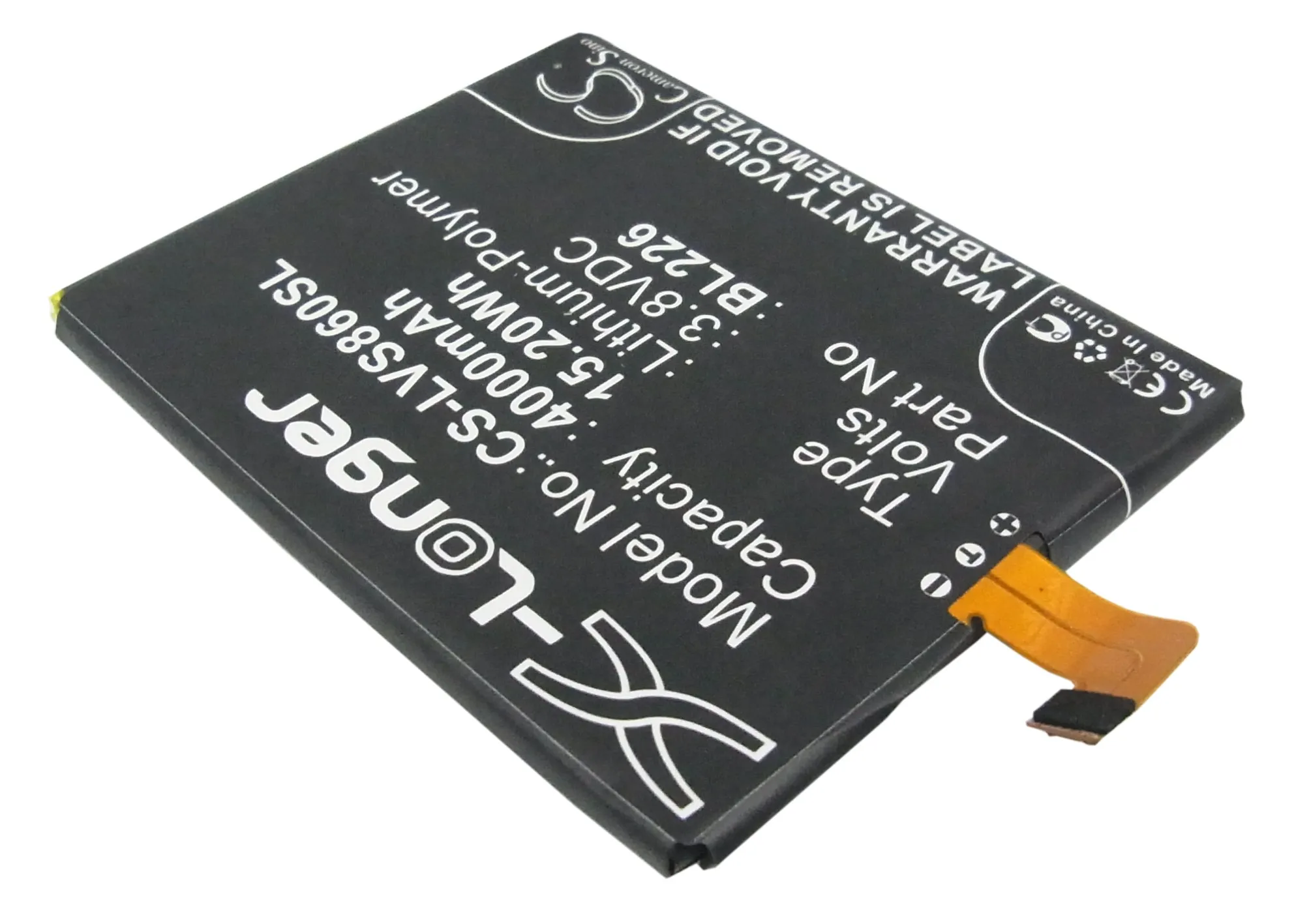 Аккумулятор Cameron Sino BL226 на 4000 мАч для Lenovo S860|4000mah battery|cameron sinobattery for lenovo s860 |