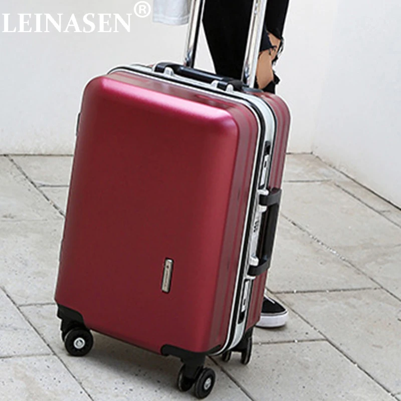 LEINASEN новый модный студенческий багаж на колёсиках 20 &quot22&quot 24 &quot26&quot дюймов