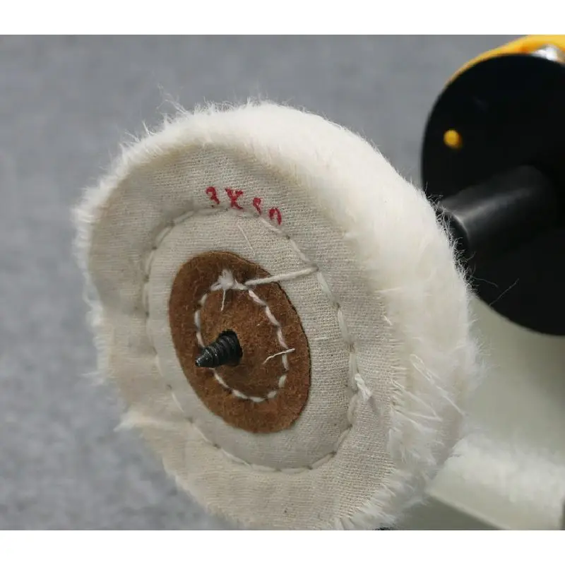 80mm Grinding Machine Dedicated White Wool Cloth Grinding Wheel Buffing