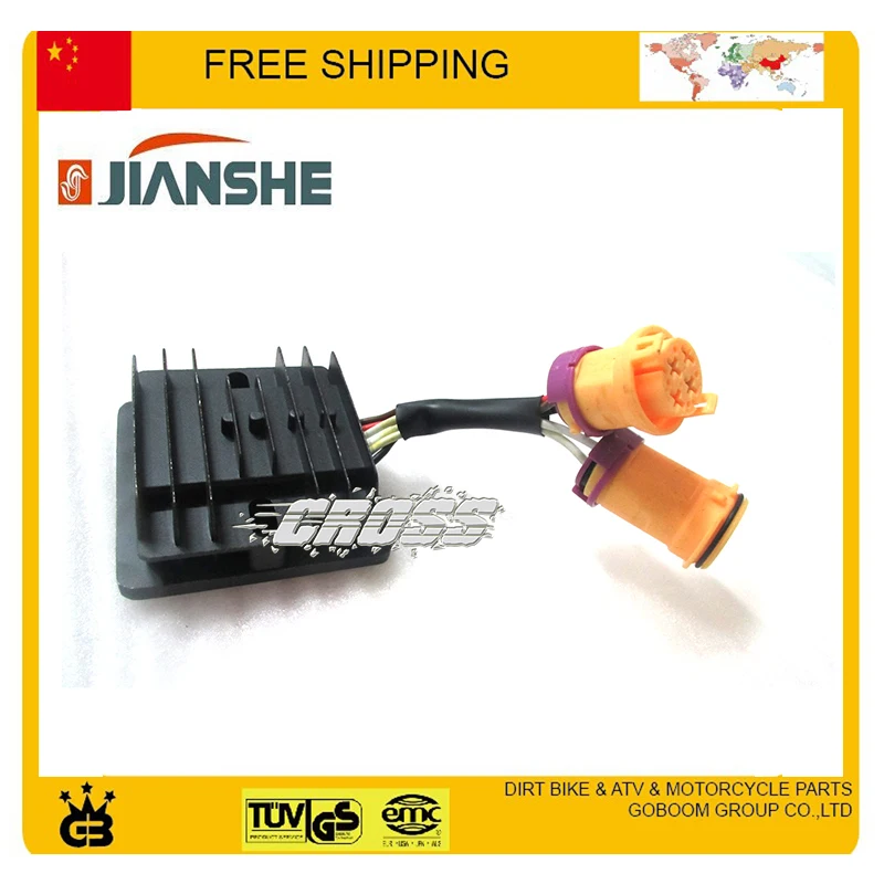 

250cc JIANSHE LONCIN BASHAN ATV250 ATV QUAD Rectifier parts free shipping