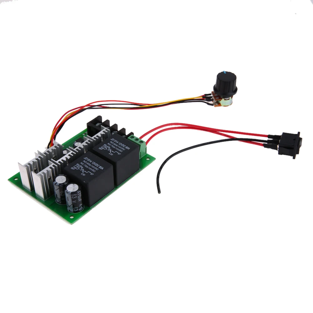 

12V/24V/36V/48V DC Reversible Motor Governor Brush Motor Reverse Controller 2000W Forward Reverse Switch