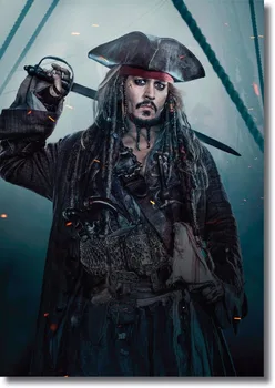 

Pirates of the Caribbean Jack Sparrow SILK POSTER Decorative painting 24x36inch