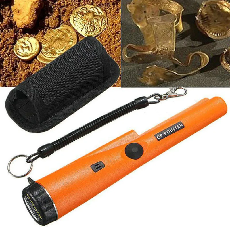 

Metal Detector High sensitivity Hand Held Underground Metal detector Positioning rod With Holster (Battery not included)