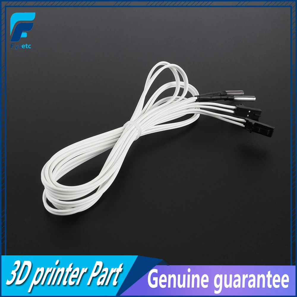 Impressora Sensor de Temperatura Ht-ntc100k l 1m para 350 Graus para Prusa i3 Mk2s Mk3 Mk3s Hotend Extrusora Pcs 3d - Imagem 4