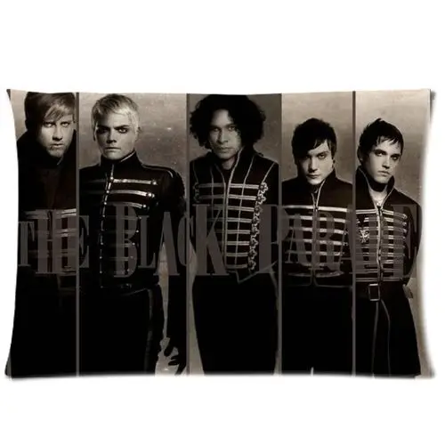 

Hot My Chemical Romance Pillowcase Custom Rock Band MCR Pillowcases Rectangle Print Pillow Covers Cases Gift 20"x30" Two Sides