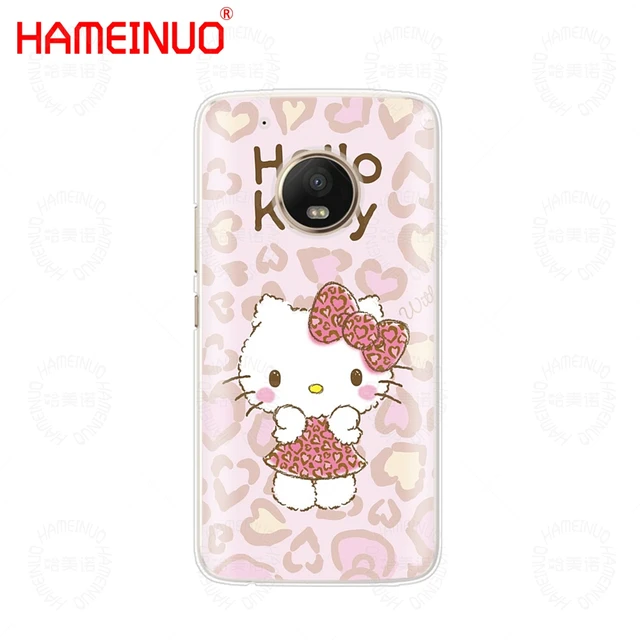 HAMEINUO Fashionable Hello Kitty case phone cover For Motorola Moto X4