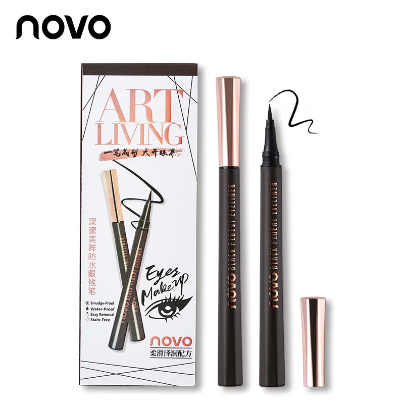 NOVO Brand New Eyes Makeup Waterproof Eyeliner Liquid Pencil Eye Liner