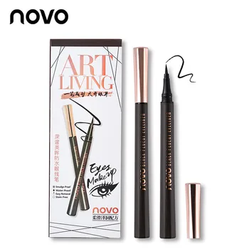 

NOVO Brand New Eyes Makeup Waterproof Eyeliner Liquid Pencil Eye Liner Pen Quick Dry Black Fluent Eyelid Long-lasting Cosmetics