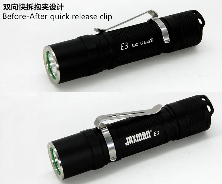 JAXMAN E3 высокий CRI EDC AA фонарик щелочной никель металлогидридной батареи 14500 Nichia 219C