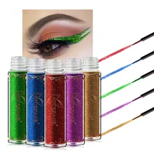 Make Up Metallic 12 Colors Glitter Eyeliner Professional Shimmer Makeup Liquid Waterproof Eyeliner