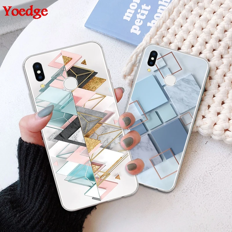 

Geometric TPU Case For Huawei P20 P30 P8 P9 P10 Lite Pro Mini Plus P Smart 2019 Mate 10 20 Lite Pro For Honor View 10 20 Coque
