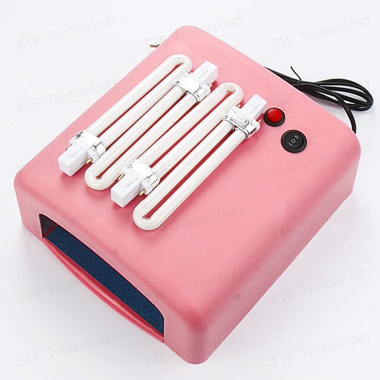 36W 110V/220V EU/US Plug Professional UV Lamp Nail Dryer Polish Gel Curing Tools 4pcs 9W 365nm Lamps Bulb | Красота и здоровье