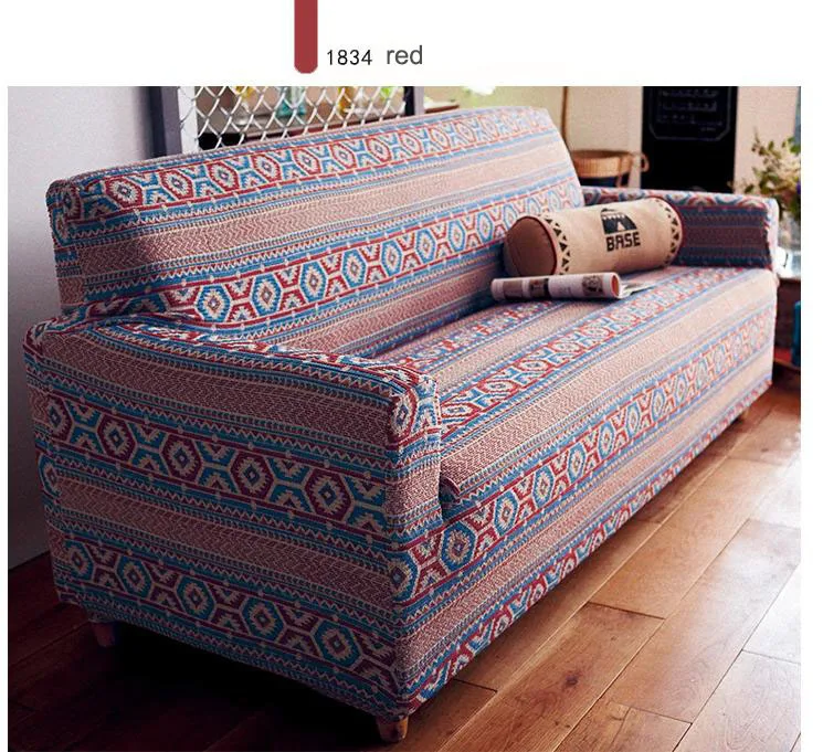 Индивидуальные эластичные Чехлы для дивана, все включено, тканевый диван, четыре сезона, универсальный нескользящий комбинированный чехол для дивана, все включено