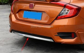 

FOR 2016-2017H-onda civic 10th generation sedan front and rear bumper trim chrome