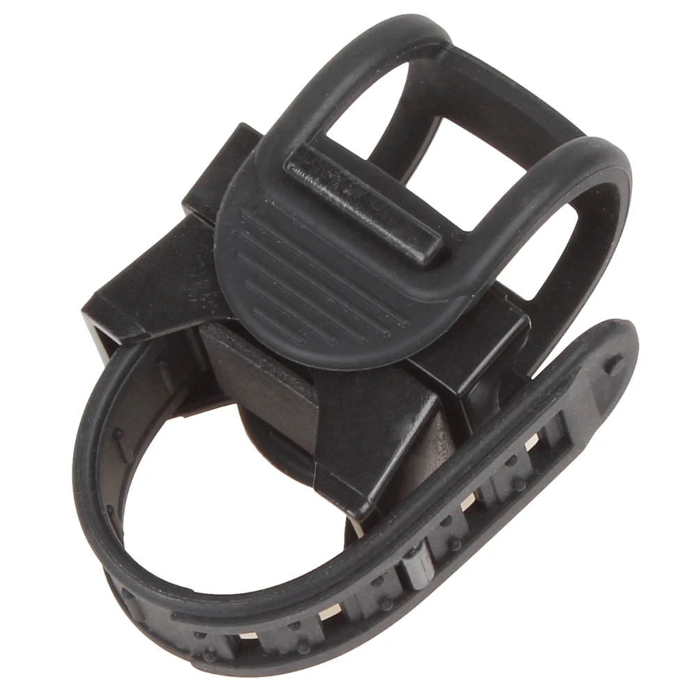 Universal Bicycle Flashlight Holder Mount 360 Degree Adjustable Rubber Straps