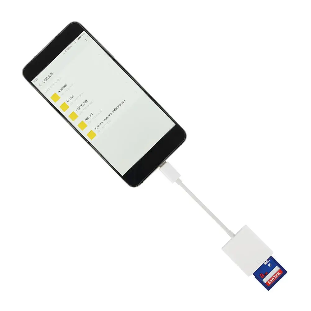 USB-C type-C к SD кард-ридеру кард-ридер адаптер Комплект OTG адаптер данных USB-C type-C к Micro SD кард-ридер адаптация данных