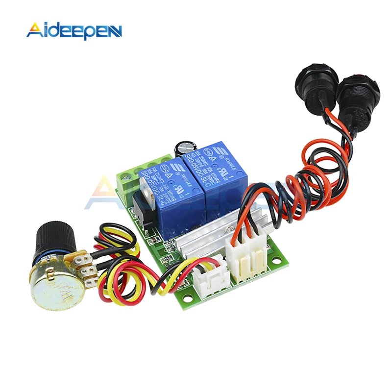 DC6//12//24V PWM Motor Speed Control Reversible Controller Regulator with Switch