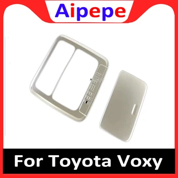 

ABS Chrome Matte Front Rear Reading Light Lamp Decoration Trim Frame Cover For Toyota Voxy Noah R80 2014 2015 2016 2017 2018