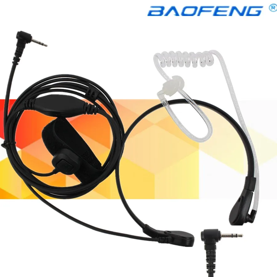 2.5mm 1 Pin Throat Microphone Mic Headset Earpiece for Motorola CB
