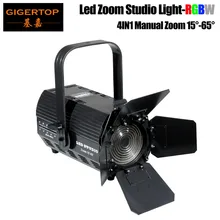 Прямая поставка с фабрики TP-024 200 Вт светодиодный зум студийный свет RGBW 4в1 высокая эффективность оптическая система 15-65 градусов ручной зум поворот
