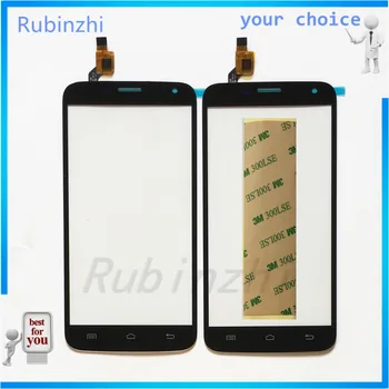 

RUBINZHI Phone Touch Screen Sensor For BQ Colombo BQS5002 BQS 5002 Touchscreen Digitizer Panel Front Glass+3M Sticker