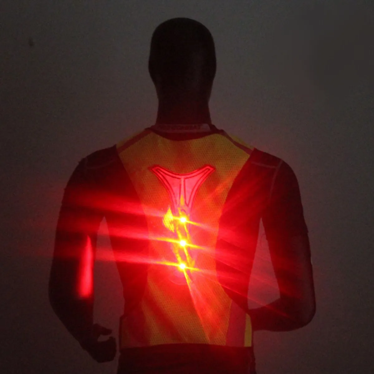

LED Reflective Safety Vest for Night Running Cycling Breathable High Visibility