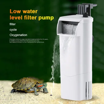 

Filter Water Pump Double Layer Filtration Waterfall Circulation Device Silent Fish Turtle Tank Aquarium Keep Ecological Balance