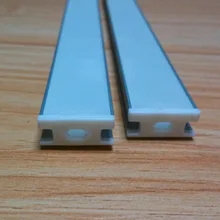 Горячая Распродажа алюминиевый профиль для светодиодов с молочно-белый чехол для светодиодного линейного светильник светодиодный для светодиодных полос, дисплеев случай 2 м/шт. 35 шт./лот