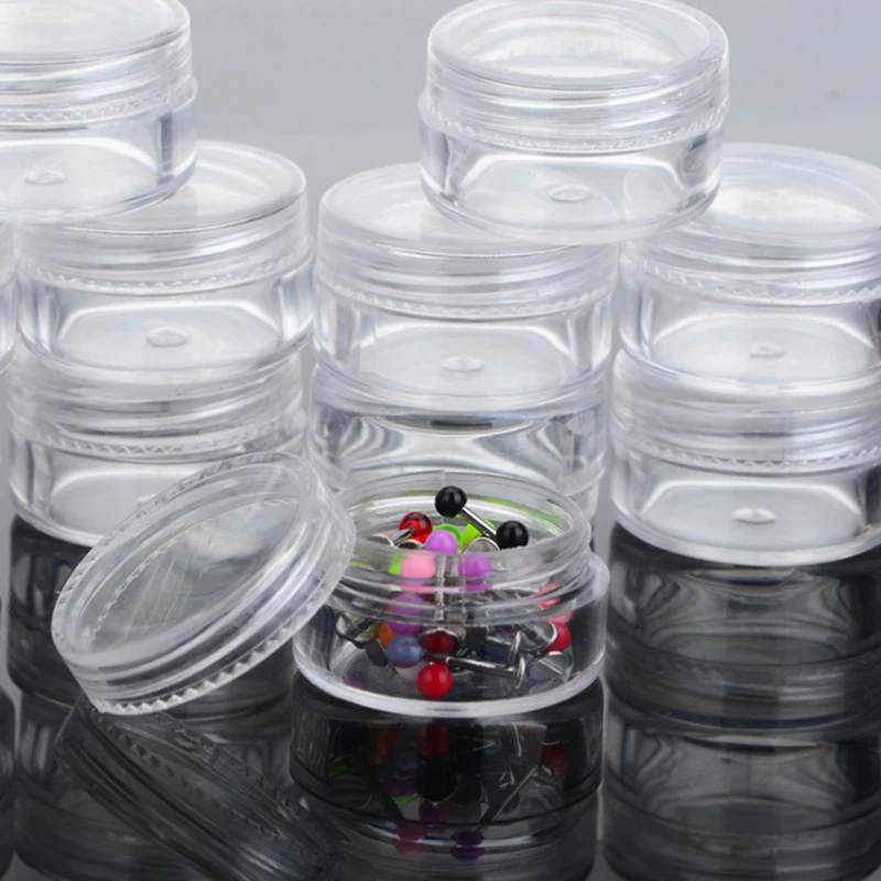 Excellent Tall Round Clear Display Storage Container 