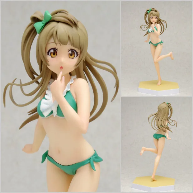 

Anime Action Figure Kotori Minami Love Live School Idol Project Beach Queens Girl PVC Figure Resin Collection Model Toy Gifts