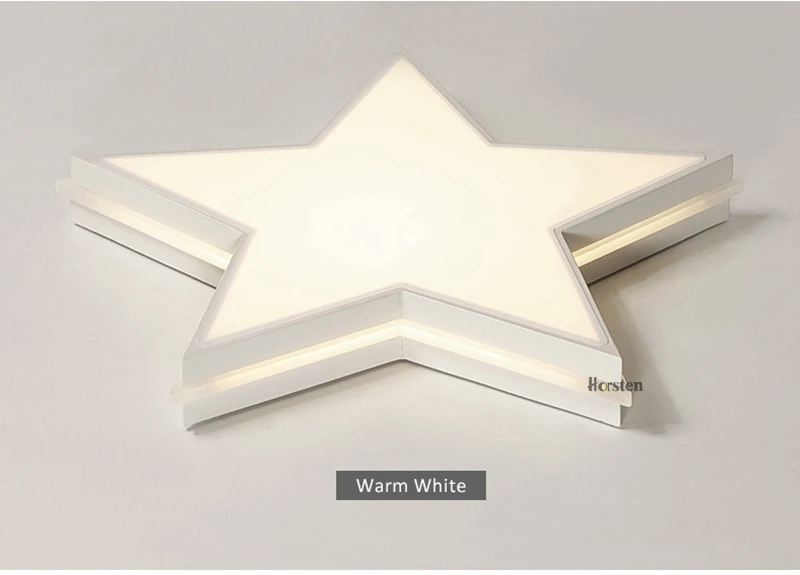 Acrylic Star LED Ceiling Light 36W Baby Kids Bedroom Ceiling Lamp Creative Star Lampshade Lighting Fixture For Children Room 110-220V (7)