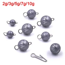 2 г/3 г/5 г/7 г/10 г Кривошип Крюк вес свинцовый быстроразъемный соединитель Pechelead грузило дропшиппинг пуля аксессуары для рыболовных приманок
