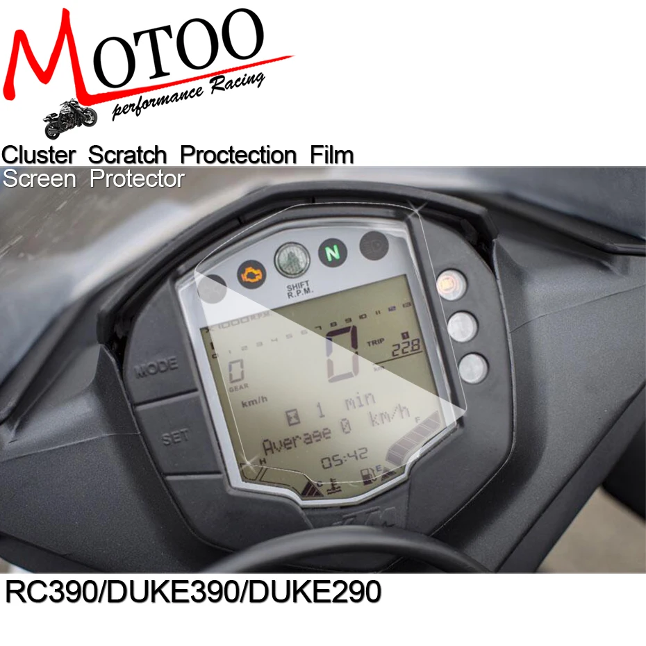 

Motoo - For KTM DUKE200 DUKE390 DUKE 200 390 RC390 Cluster Scratch Protection Film Screen Protector