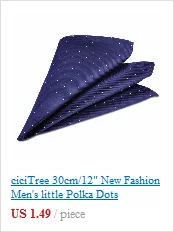 Cicitree 100% натуральный шелк Для мужчин платок Для Мужчин's 35 см однотонные Цвет платок для Свадебная вечеринка Father's Day подарок