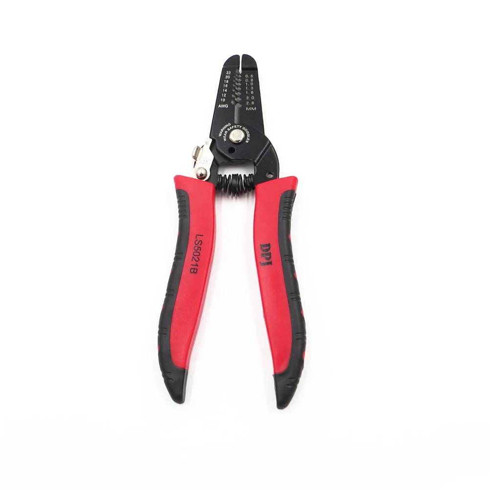 

1pc X10-22awg 5 in 1 precision cable cutter/stripper multi function tool cutting stripping 0.6-2.6mm2 electric wire