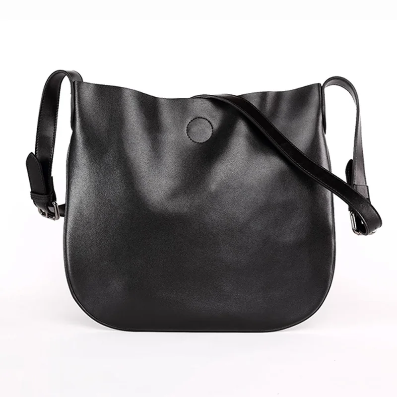 

Genuine Leather Women Shoulder Bag Ladies Sling Bag Handmade Cowhide Elegant Messenger Casual Solid Vintage Female Crossbag