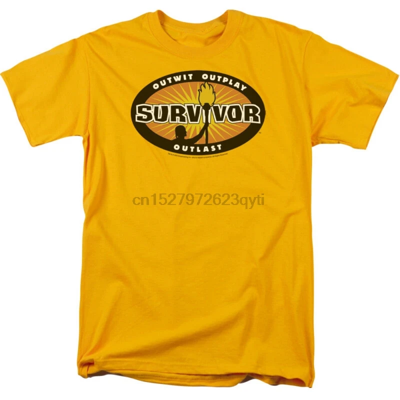 Survivor TV Show Original Logo Outwit Outplay Tee Shirt Adult Sizes S