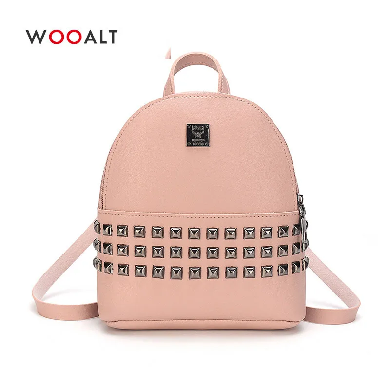Wooalt мини рюкзак для девочек PU Многофункциональный маленький женский модный
