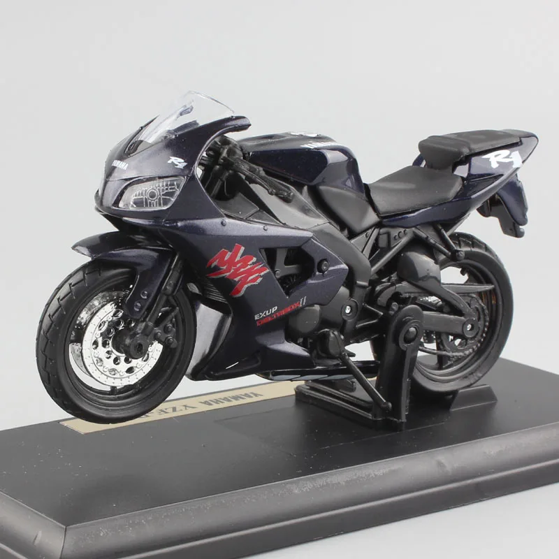 Maisto 1:18 YAMAHA YZFR1 R1 moto rcycle racing superbike scale модели moto bike Diecasts& Toy транспортные средства подарки игрушки для детей мальчиков - Цвет: YAMAHA YZFR1 Black