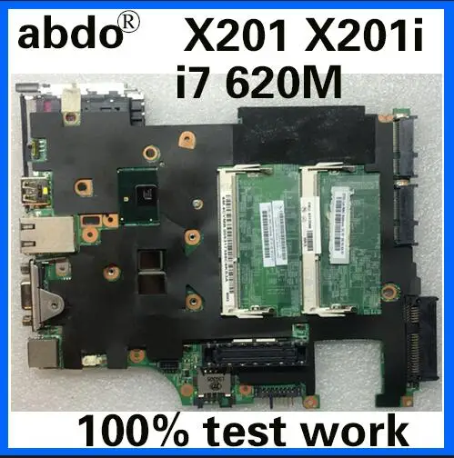 

abdo 48.4CV01.031 for Lenovo Lenovo ThinkPad X201 X201I notebook motherboard FRU 63Y2066 CPU i7-620M QM57 DDR3 100% test work